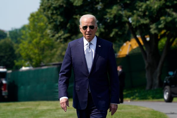 U.S. President Joe Biden on the South Lawn of the White House in Washington, D.C. before his departure to Chicago on Wednesday, July 7, 2021. 