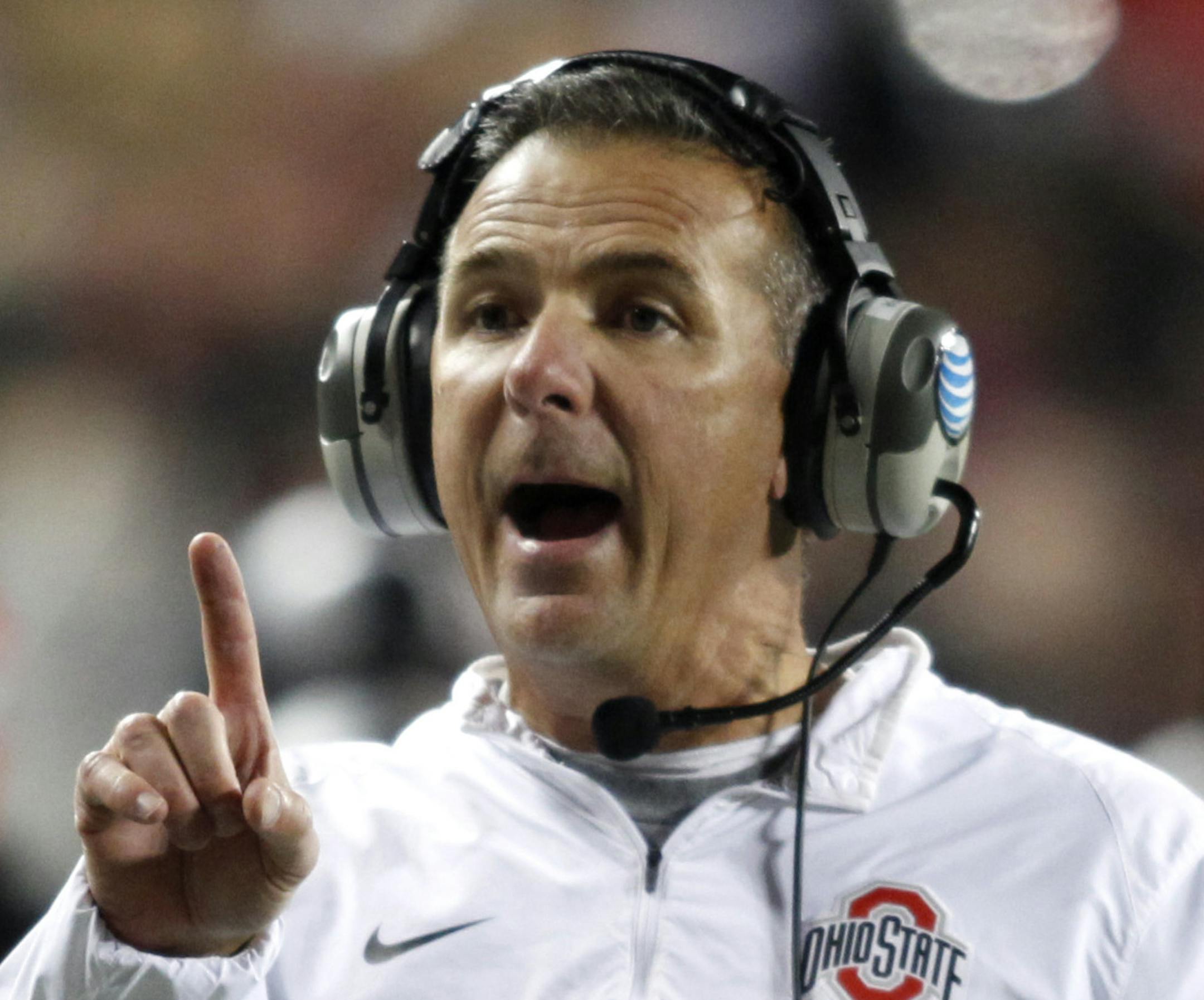 Ohio State coach Urban Meyer