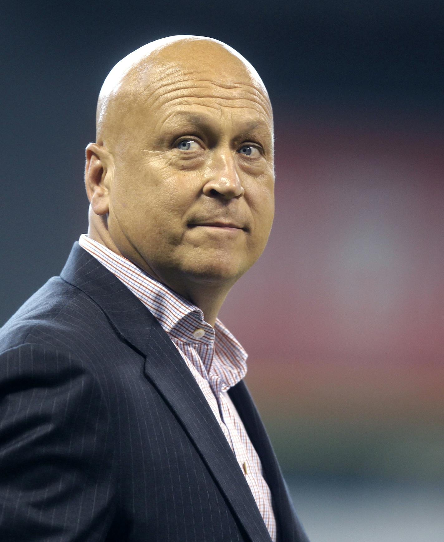 MLB Hall of Fame member Cal Ripken Jr. prepares to throw out the first pitch during a baseball game between the Houston Astros and the Baltimore Orioles, Sunday, June 1, 2014, in Houston. (AP Photo/Patric Schneider) ORG XMIT: OTK