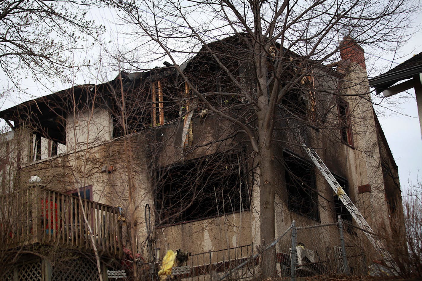 One person died Friday afternoon in a two-alarm house fire on the 4100 block of Beard Avenue S. in Minneapolis.