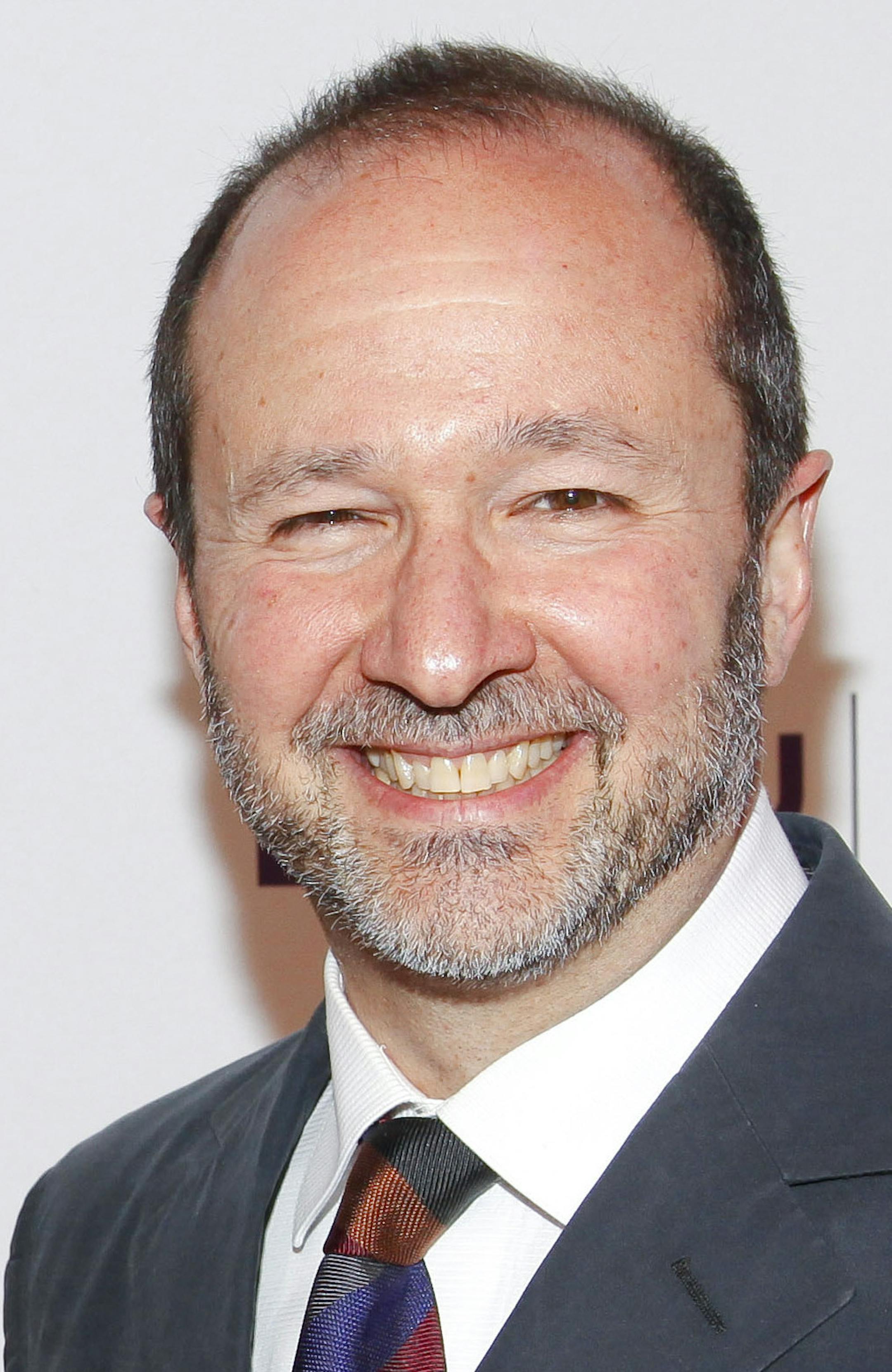 Robert L. Freedman, from left, Allyson Green and Steven Lutvak attend the NYU Tisch School of the Arts 2015 Gala at Jazz at Lincoln Center's Frederick P. Rose Hall on Monday, May 4, 2015, in New York. (Photo by Andy Kropa/Invision/AP) ORG XMIT: INVW