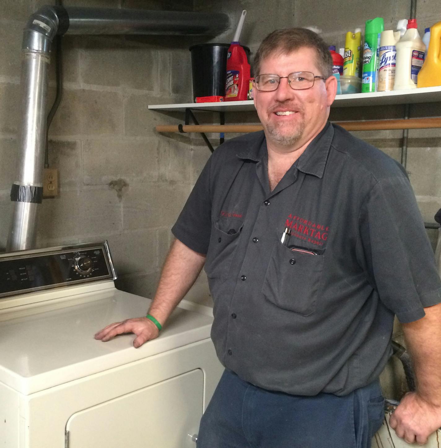 Maytag repairman Mark Kramer preserves the good old days of long-lived appliances. credit: Gail Rosenblum, Star Tribune