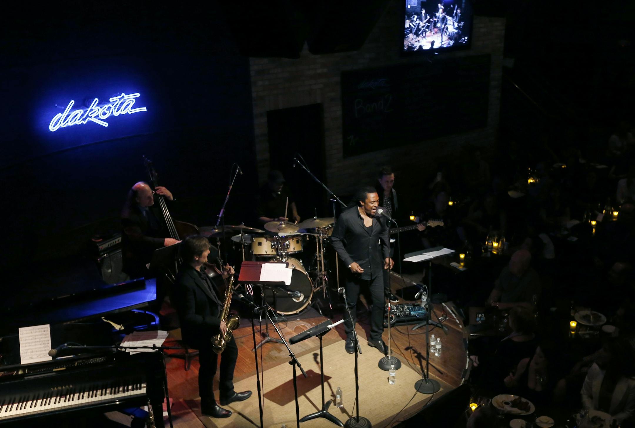 Band 2 featuring Tim Ries (saxophone) and Bernard Fowler (vocals) performed at The Dakota on Tuesday evening. Ries and Fowler are currently touring with The Rolling Stones.