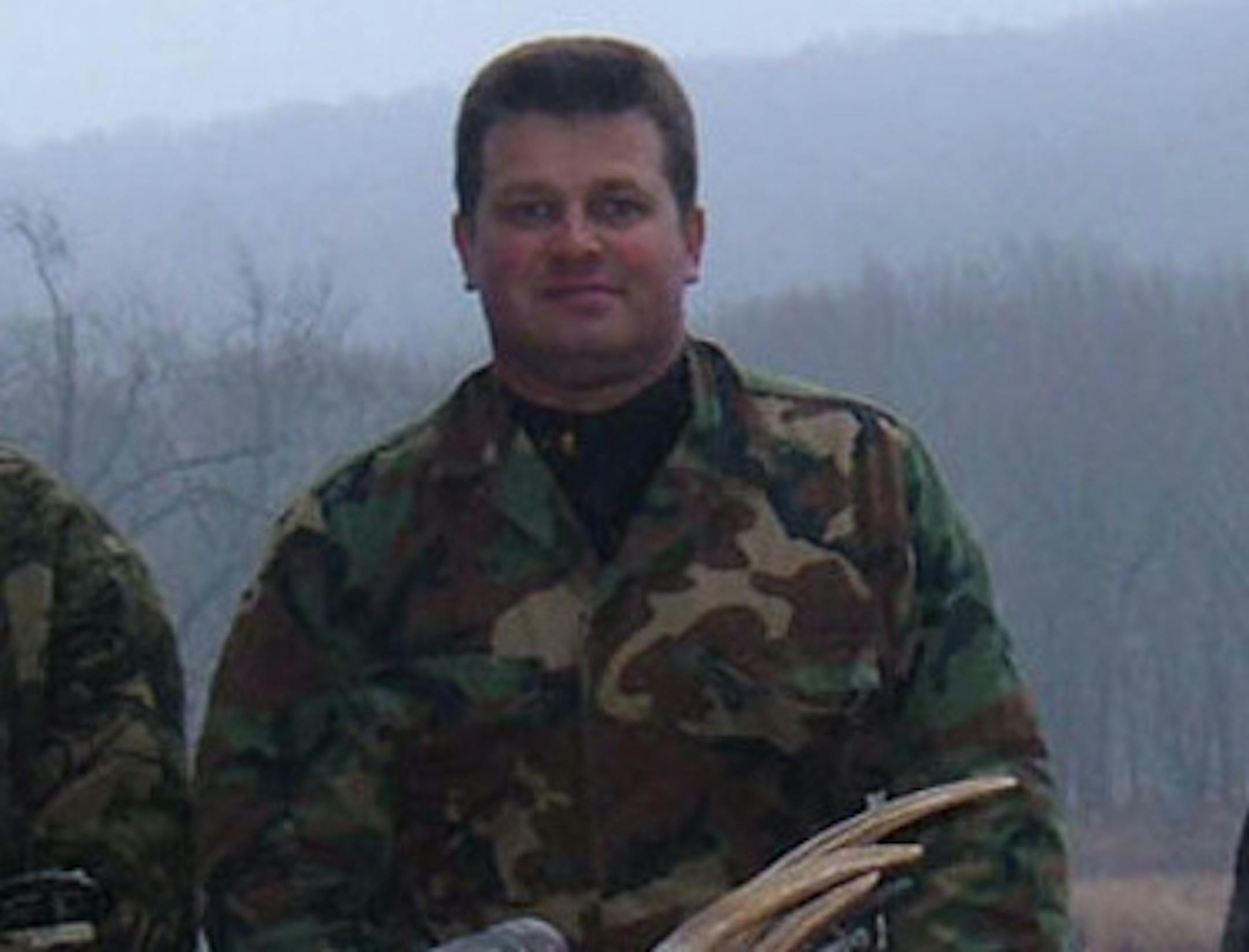 BIG BUCKS - These three Scandia residents arrowed this trio of big bucks on three consecutive days last month. From left are Jake Kuntz with his 8-point buck, which had a 17 1/4-inch inside spread; Jerry Cusick and his 11-point buck, which had an 18 1/2-inch inside spread, and Jeremiah Cusick and his 9-point buck, which had a 17 1/4-inch inside spread.
