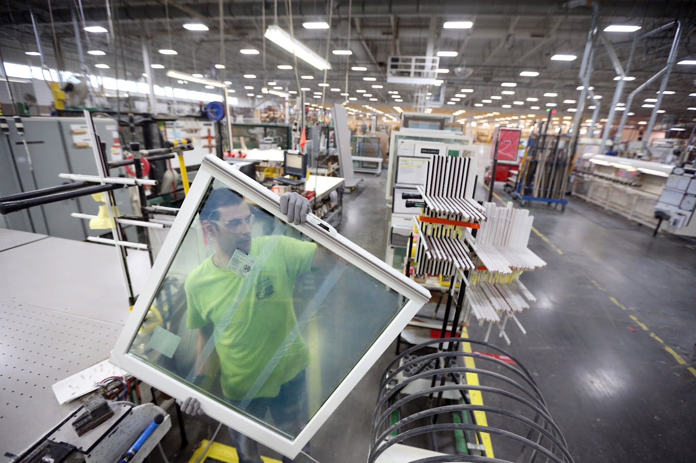 Andersen has acquired Quebec-based Fenetres MQ. Pictured is the company's Renewal By Andersen replacement windows factory in Cottage Grove. (JERRY HOLT/Star Tribune file photo)