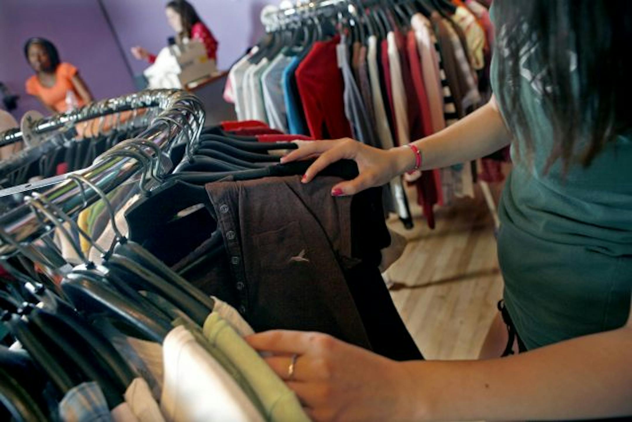 The nonprofit Youth Express helped the students with their yearlong development plan. The girls did a feasibility study on their top ideas before settling on the resale store.