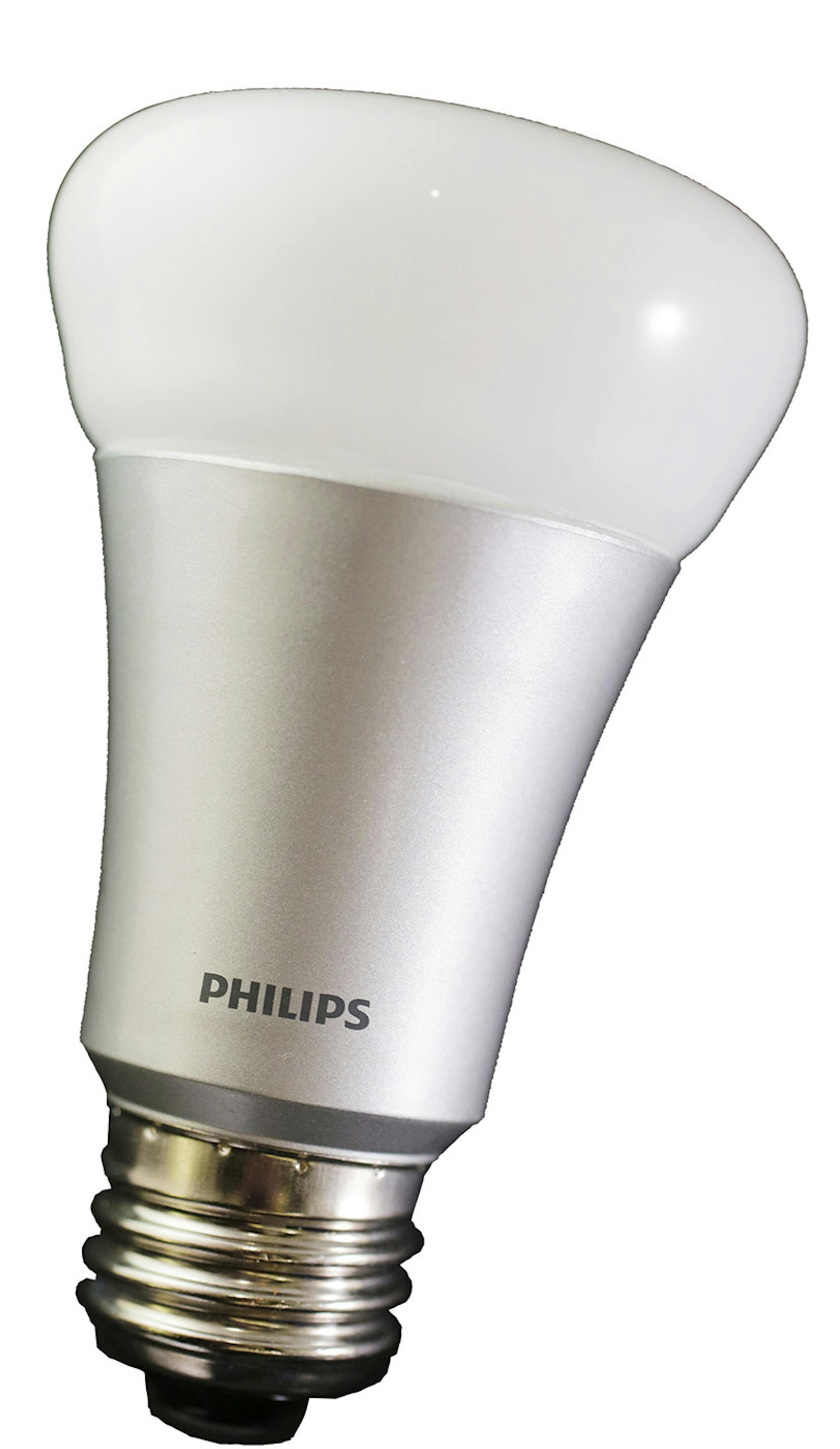 The Philips Hue LED bulb.