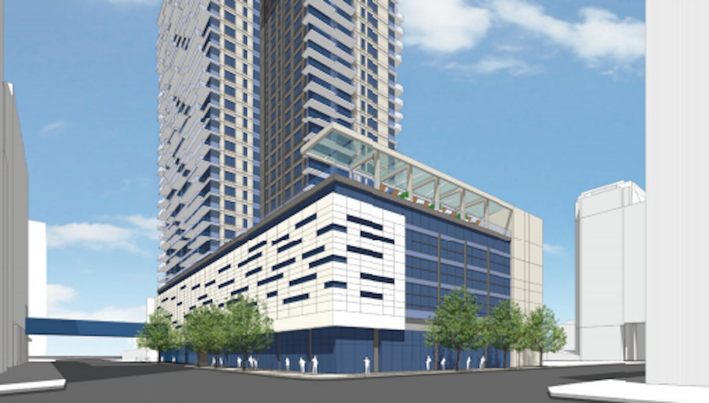 360 Nicollet Project renderings (source: Opus Group, City of Minneapolis)