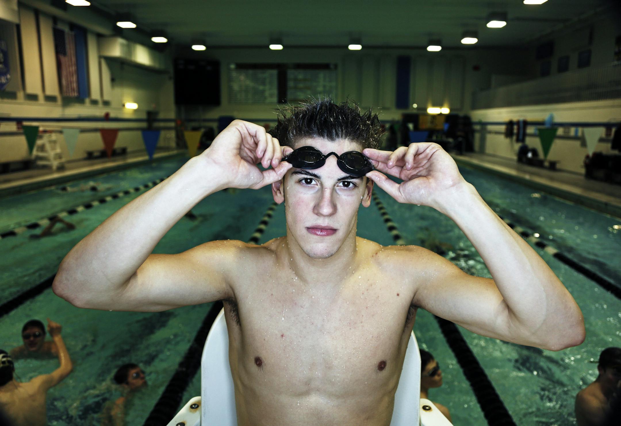 East Ridge swimmer James Tidd. ] BRIAN PETERSON ‚Ä¢ brian.peterson@startribune.com Woodbury, MN 12/10/14