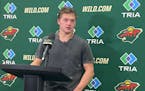 Wild winger Kirill Kaprizov, who spoke to the media Thursday after practice at Tria Rink in St. Paul, broke an eight-game scoring drought to open the 