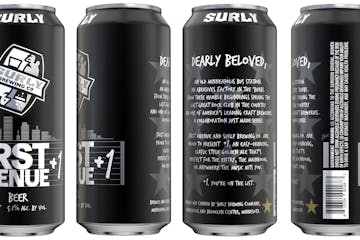 The new canned beer by Surly Brewing and First Avenue.