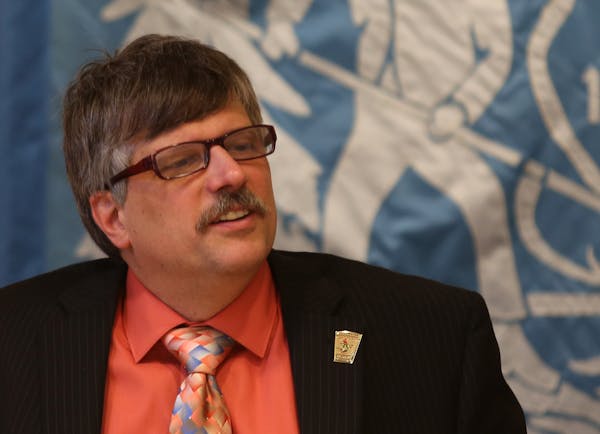 Ken Harycki sat during a Stillwater City Council meeting in April, when he was mayor.