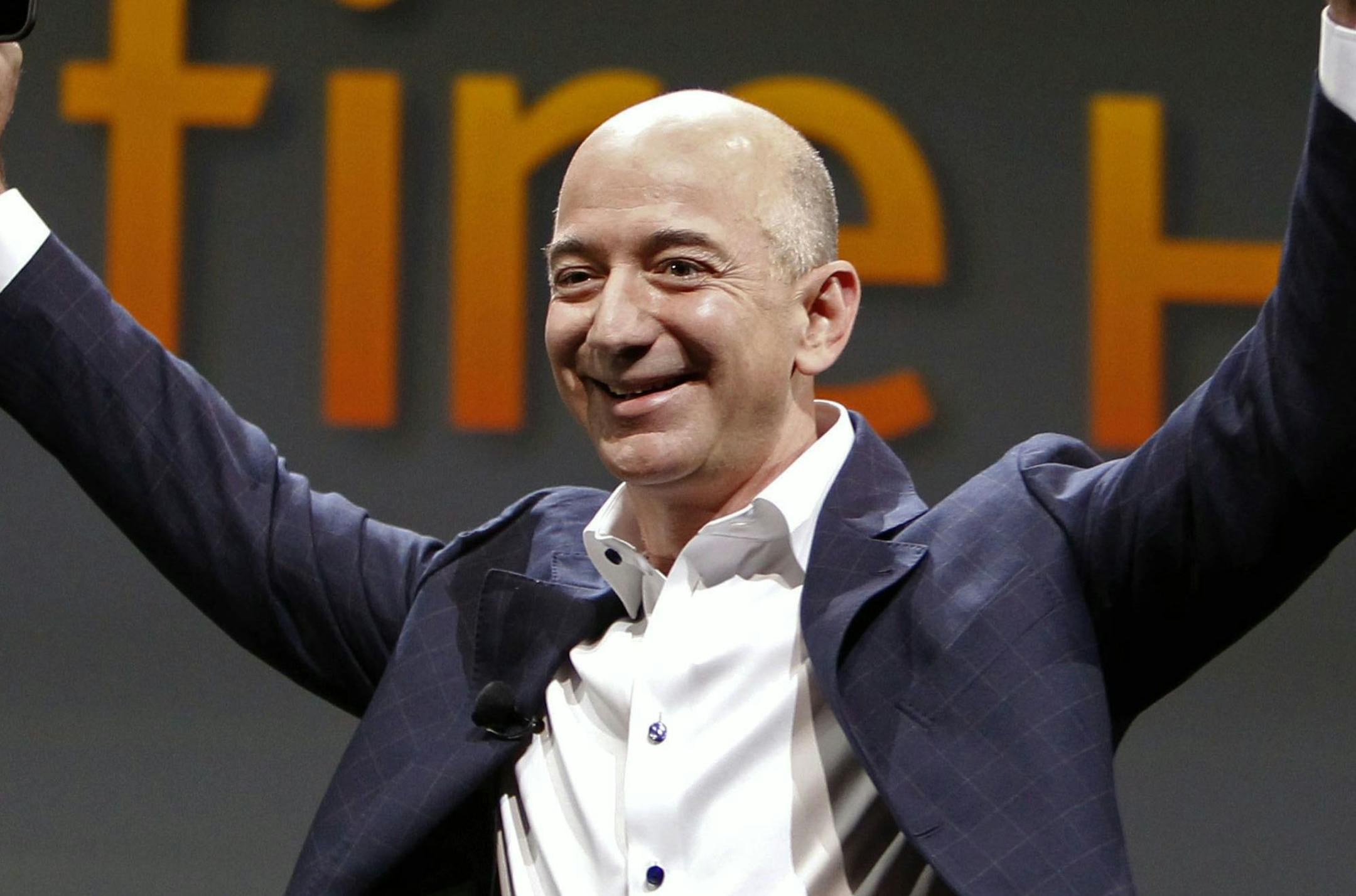 Jeff Bezos, CEO and founder of Amazon.