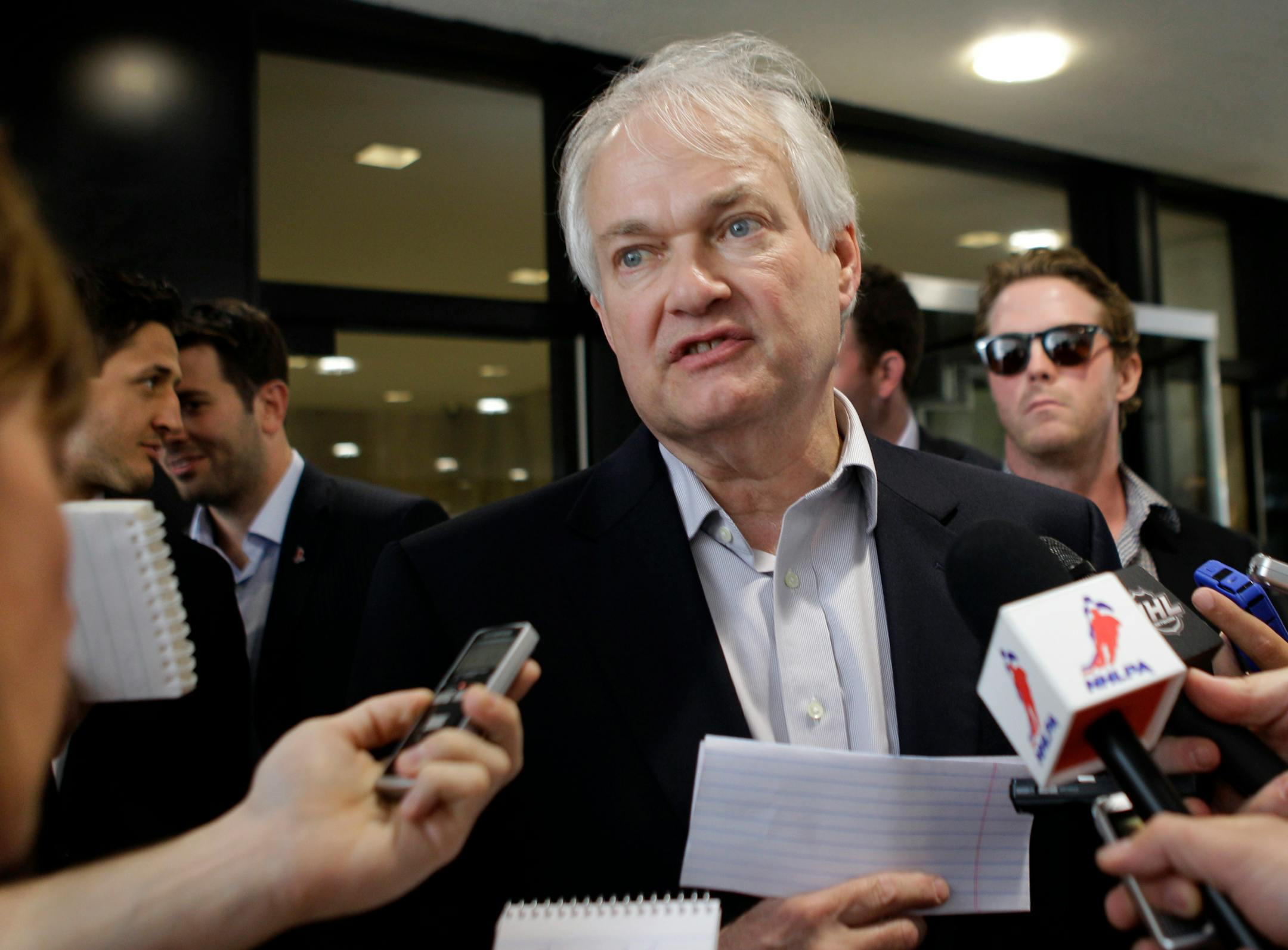 Donald Fehr, executive director of the NHL Players Association.