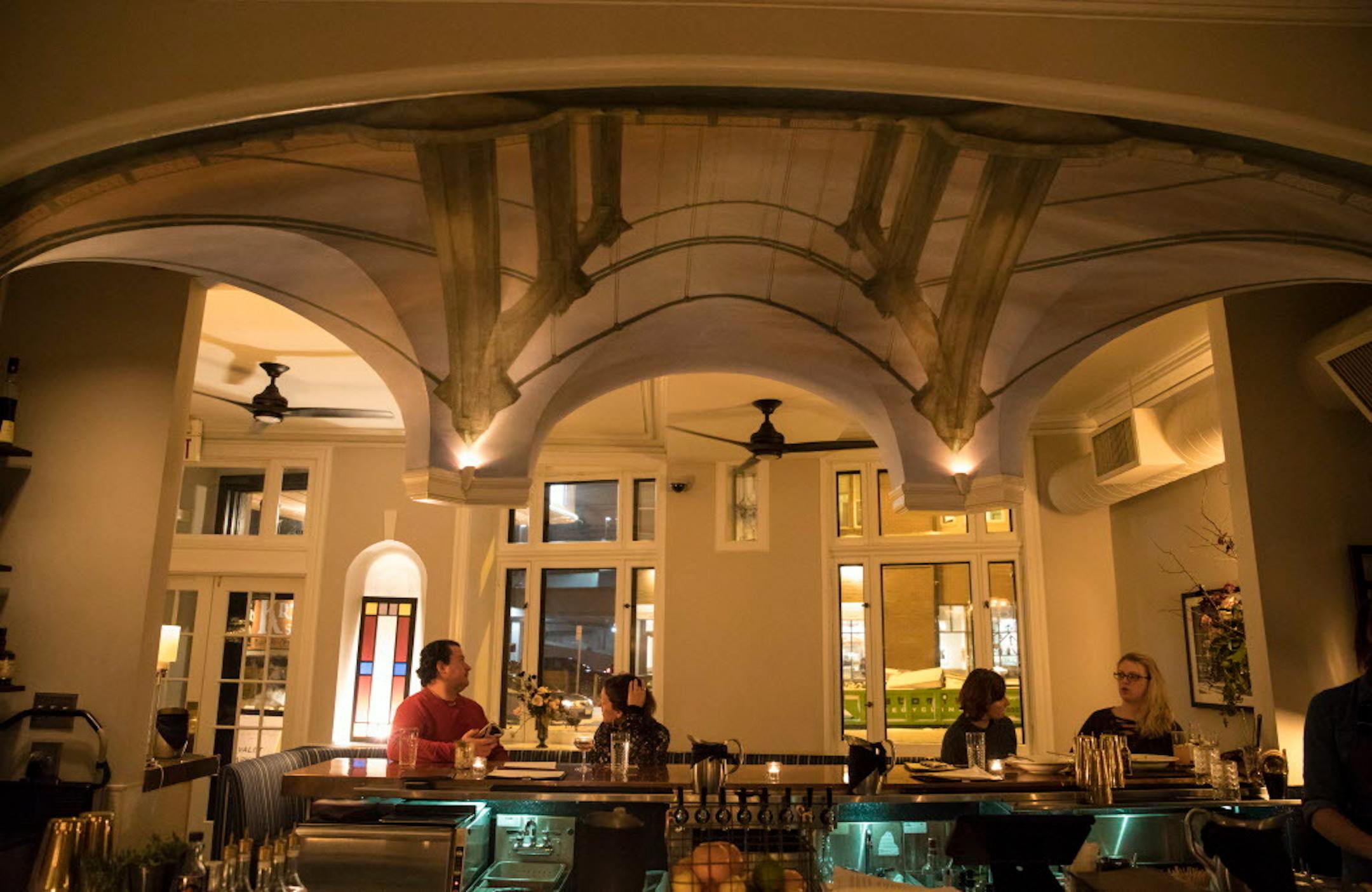 The bar at Bardo in Minneapolis.