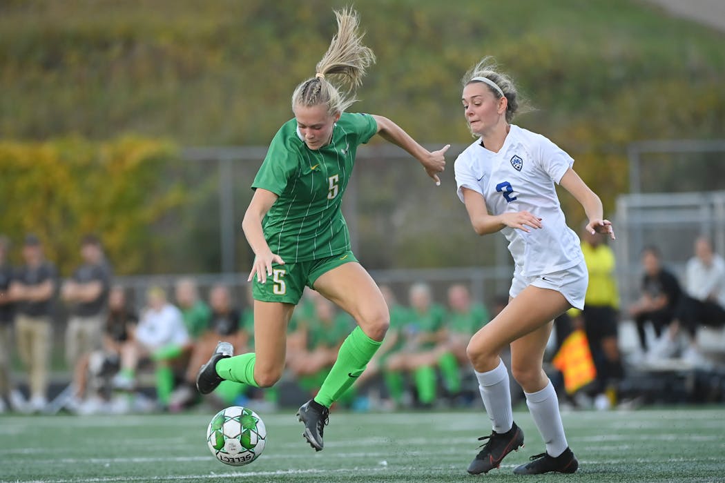Maddie Dahlien was a dominating force in high school for Edina. 