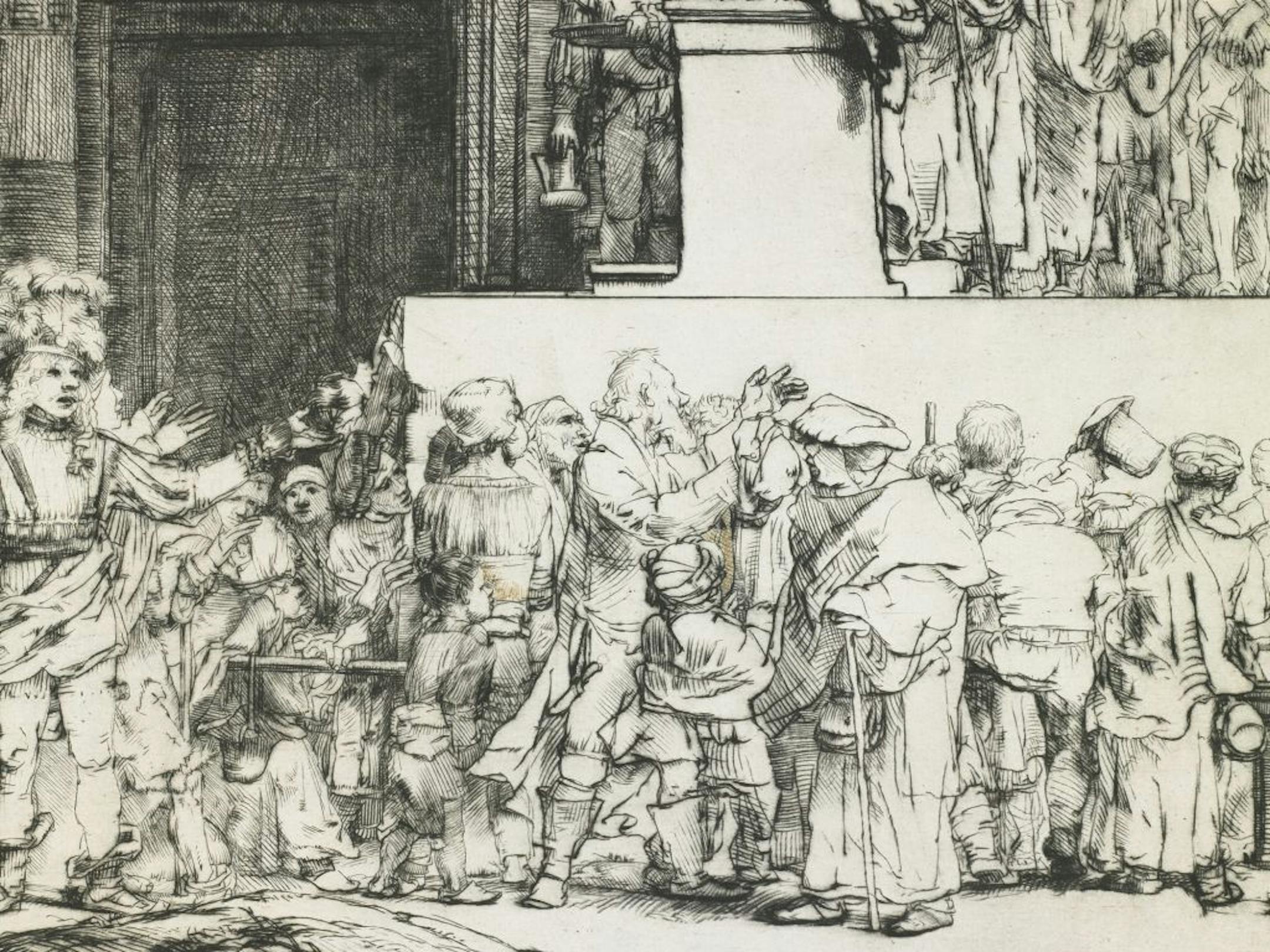 Rembrandt's "Christ Presented to the People "(Ecce Homo), 1655