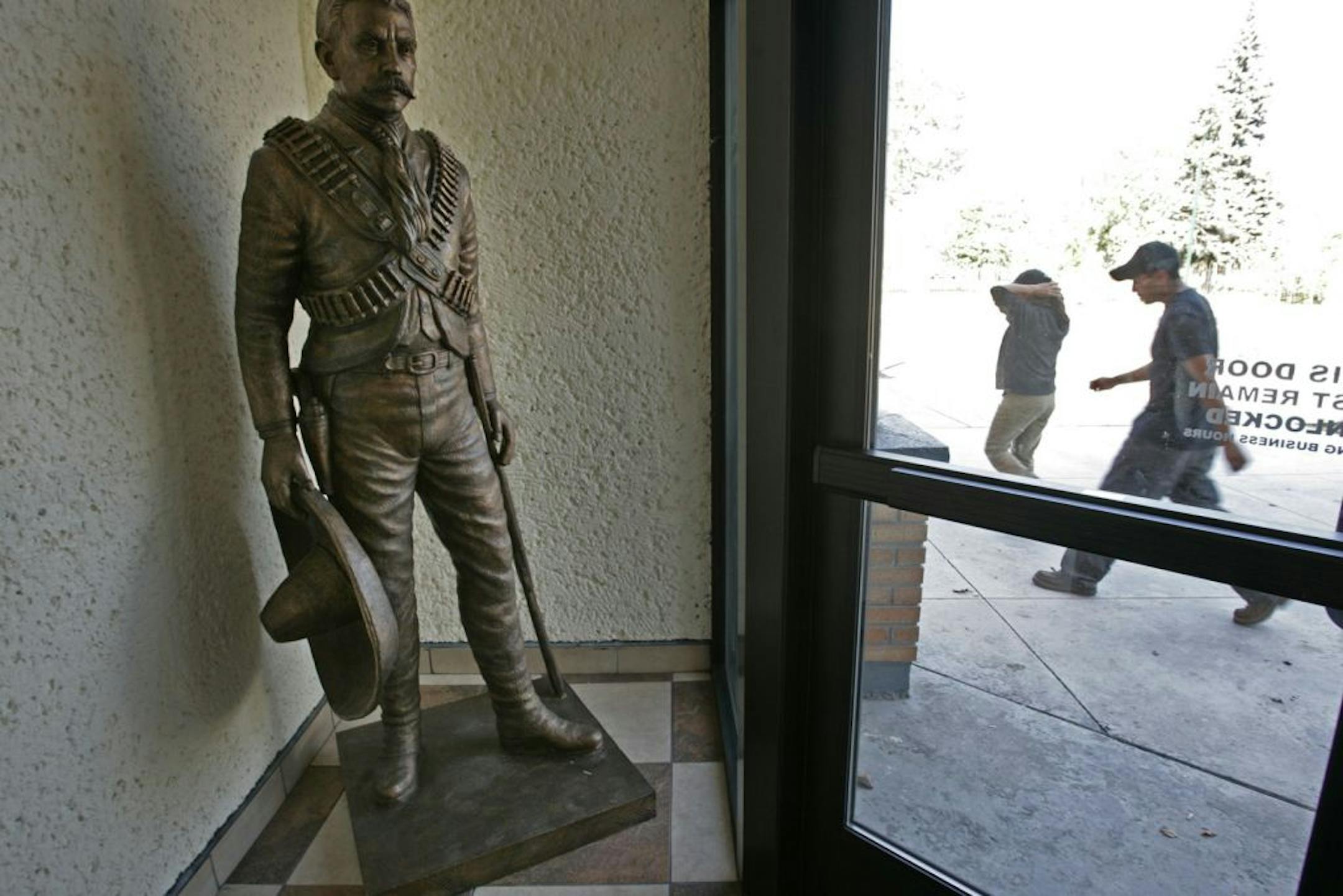A statue of Mexican revolutionary Emiliano Zapata soon will have a new home in a plaza on East Lake Street.