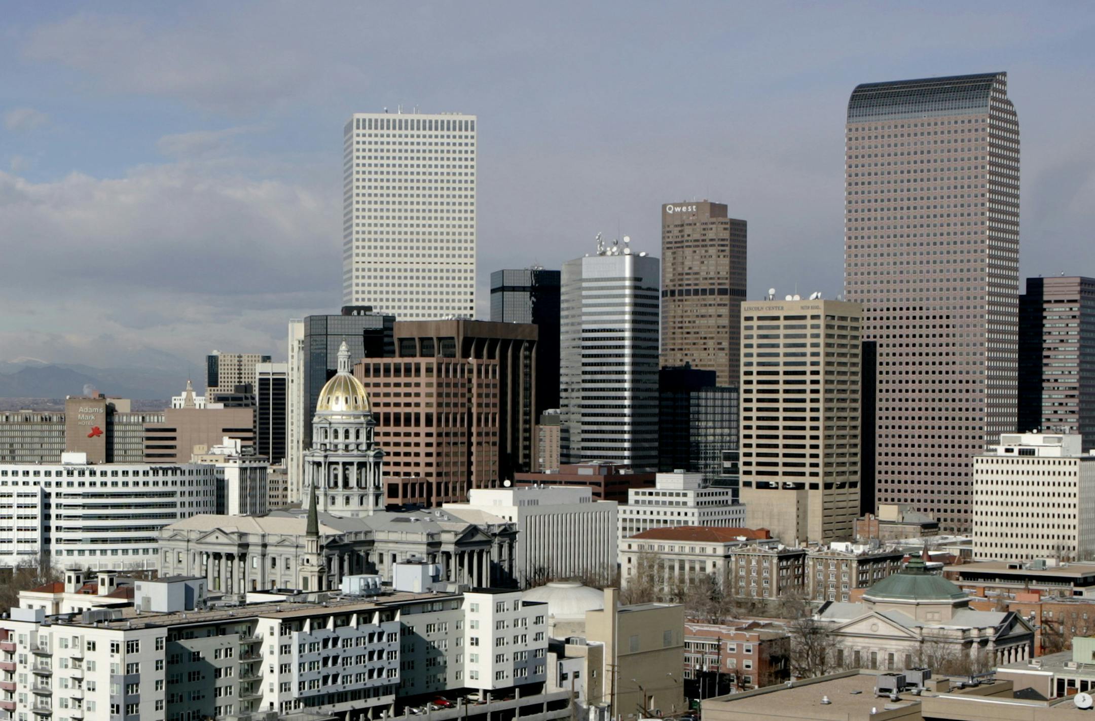 **FILE** The Denver city skyline is shown in this photograph taken on Monday, Dec. 11, 2006. The 2008 Democratic presidential convention will be held in Denver, the Democratic National Committee announced Thursday, Jan. 11, 2007. (AP Photo/Ed Andrieski, FILE) ORG XMIT: DX101