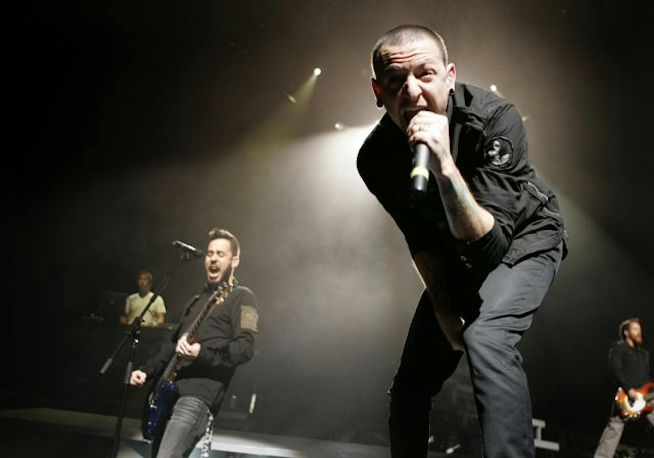 Chester Bennington and Linkin Park played the Xcel in 2008.