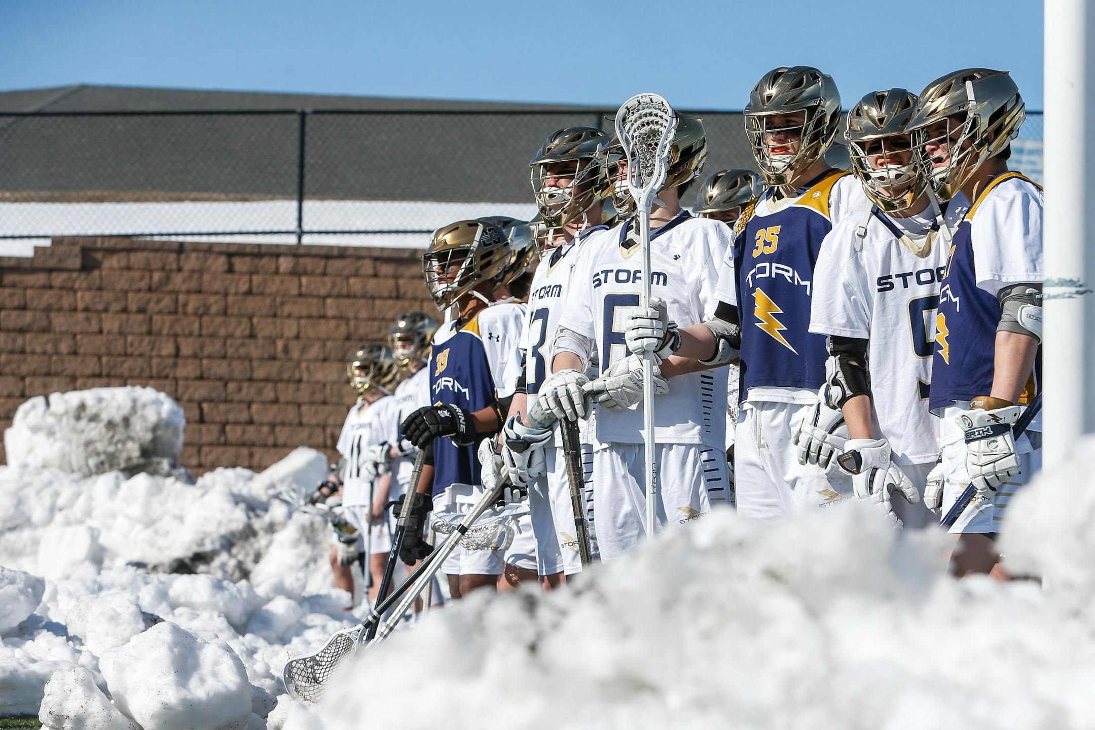 Eagan at Chanhassen boys' lacrosse, 4-19-18. Photo by Mark Hvidsten, SportsEngine