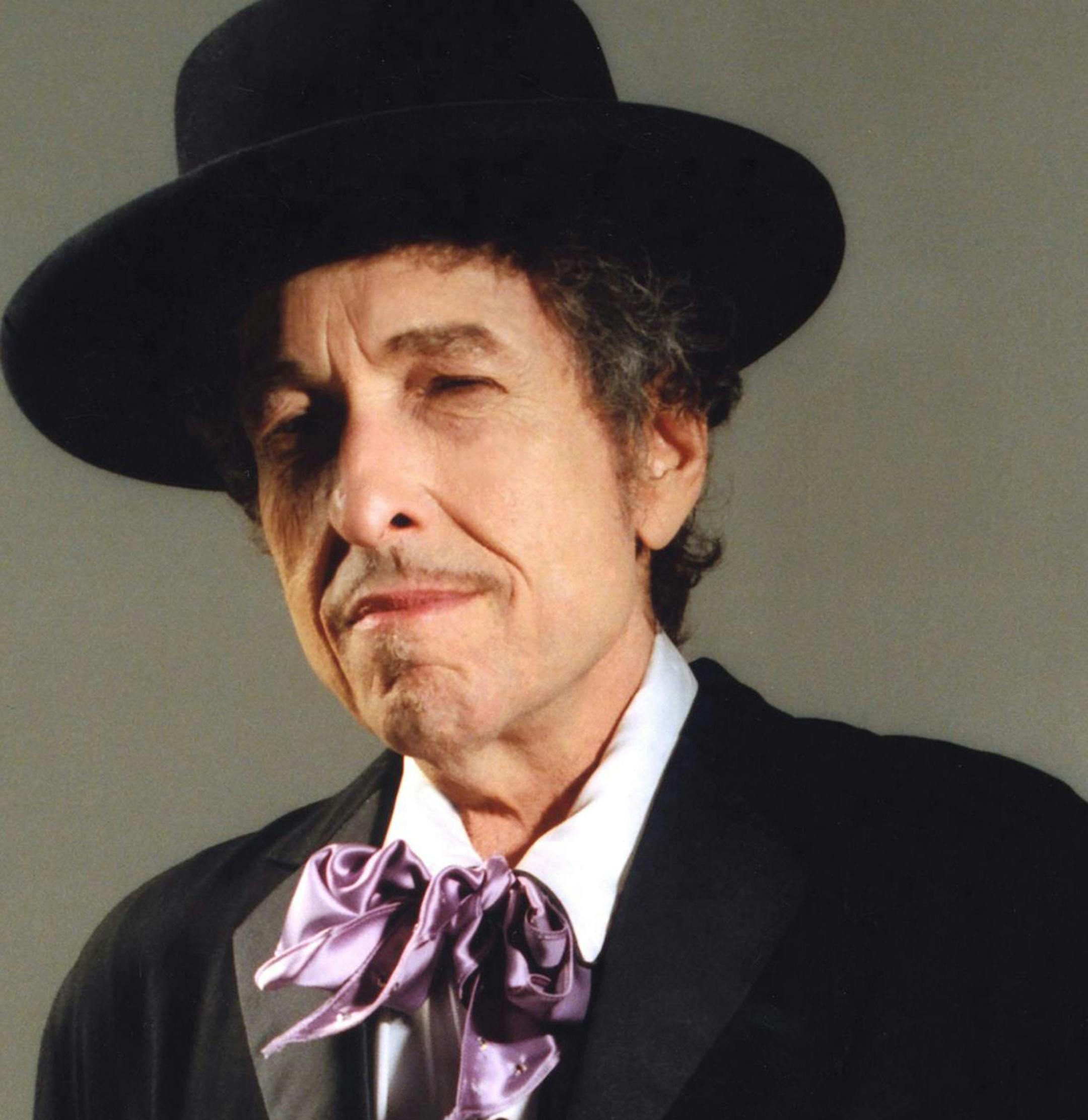 FILE - In this undated file image released by Columbia Records, music legend Bob Dylan is shown.