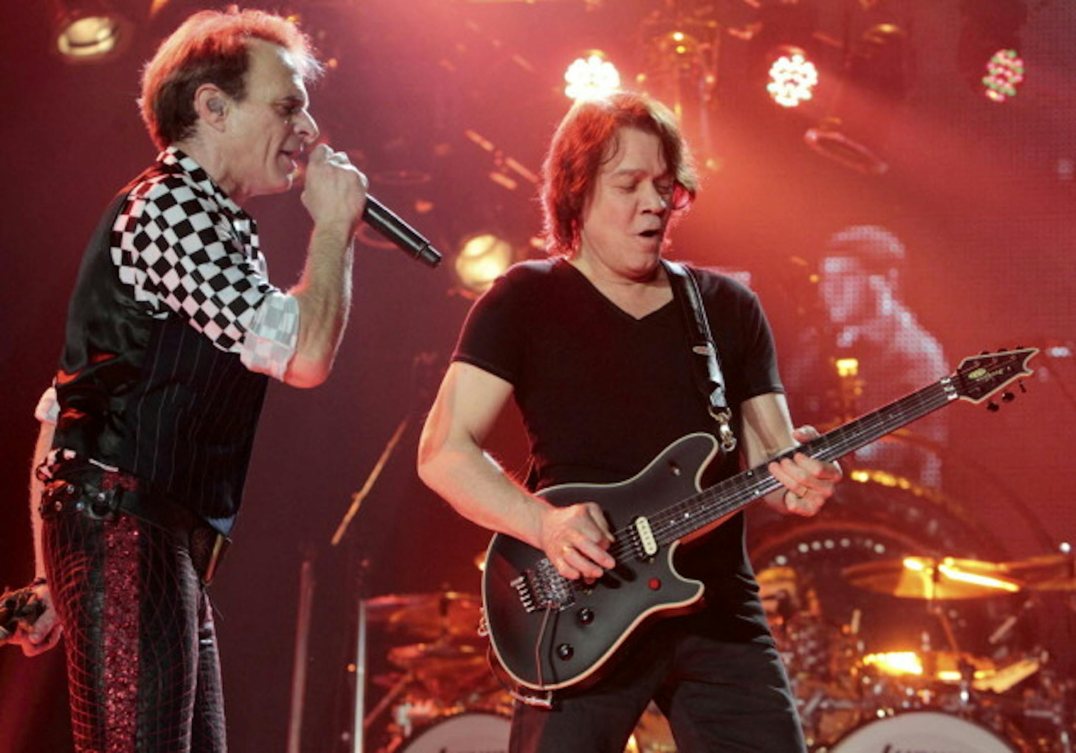 Eddie and Dave together again. / Rex Features photo