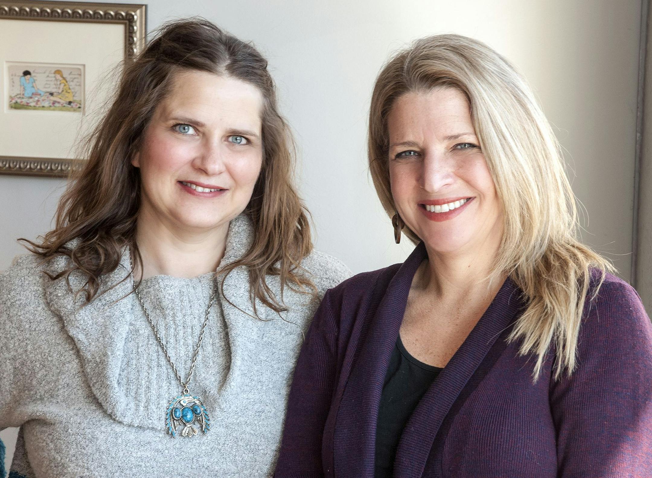 Heidi Andermack and Amy Brown (right).