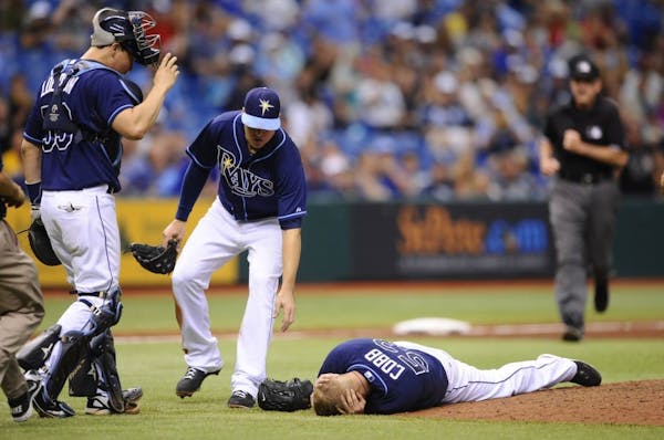Getting hit in the head by a line drive, as Rays starter Alex Cobb was last weekend, is a fear for every pitcher.