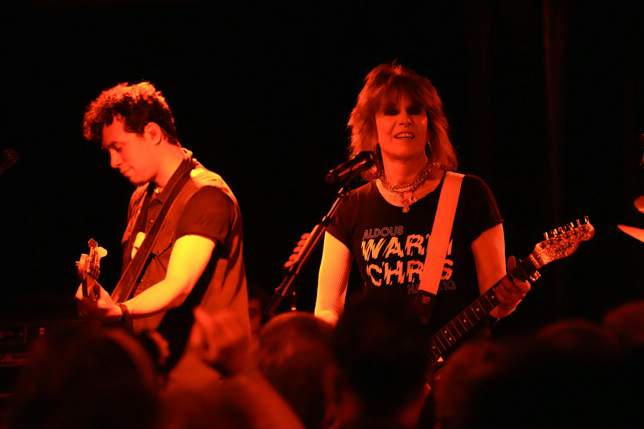 Chrissie Hynde and the Pretenders played a special intimate gig in the 250-capacity Entry on Chrissie's birthday teasing next week's release of their new album Thursday, Sept. 7, 2023 Minneapolis, Minn. ] GLEN STUBBE • glen.stubbe@startribune.com