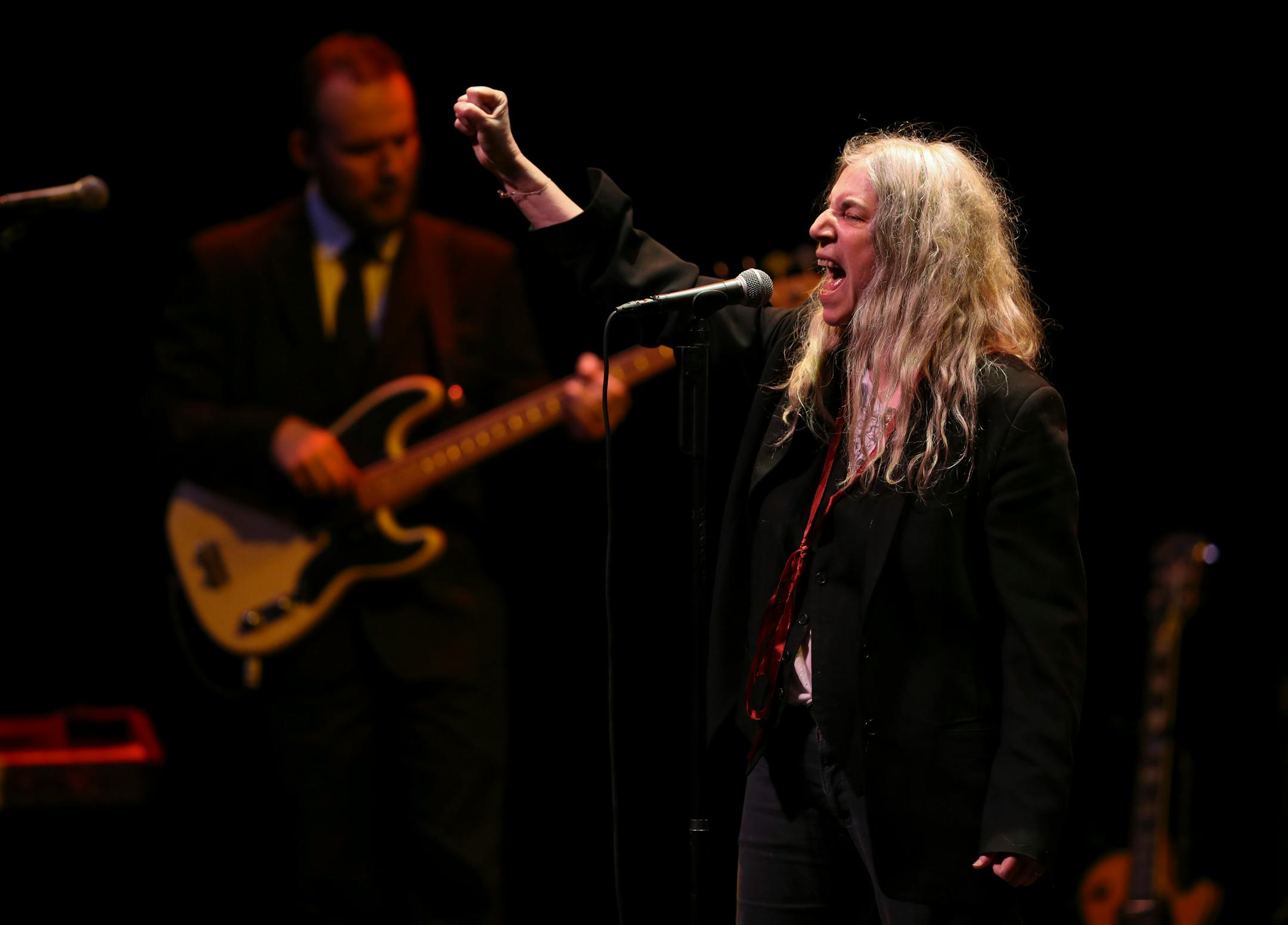 Patti Smith performing Gloria: In Excelsis Deo, the first song of her show at Northrop Auditorium Wednesday night. ] JEFF WHEELER • jeff.wheeler@startribune.com