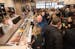 Nearly 200 customers crowded into Abdallah Candies in Apple Valley on opening day on Thursday. credit: Chris Ellickson Photo