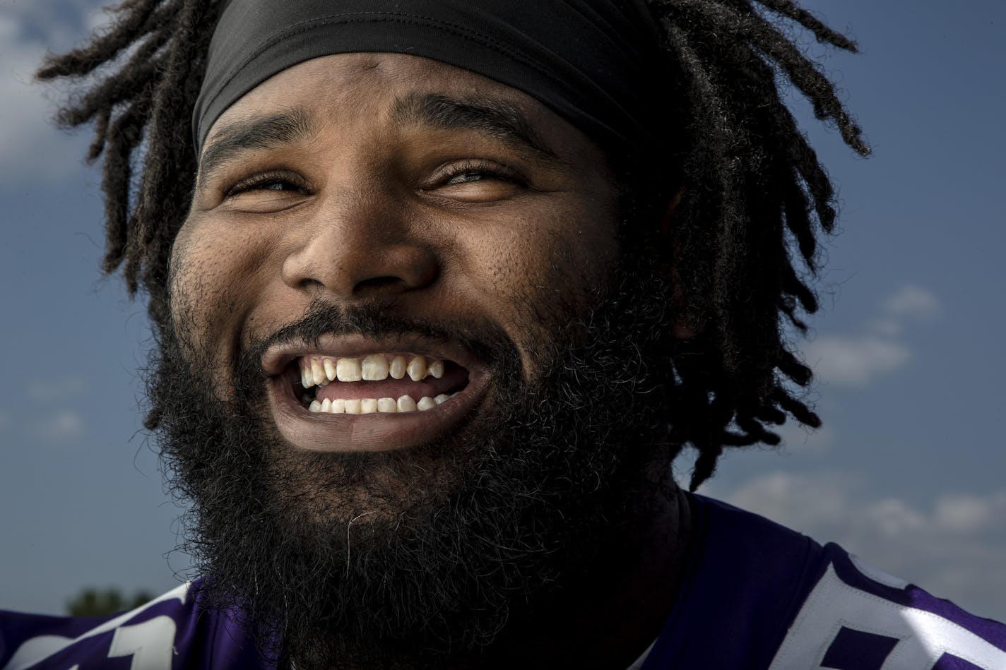 Minnesota Vikings defensive lineman Sheldon Richardson. ] CARLOS GONZALEZ &#x2022; cgonzalez@startribune.com &#x2013; August 22, 2018, Eagan, MN, Twin Cities Orthopedics Performance Center, Minnesota Vikings Training Camp,