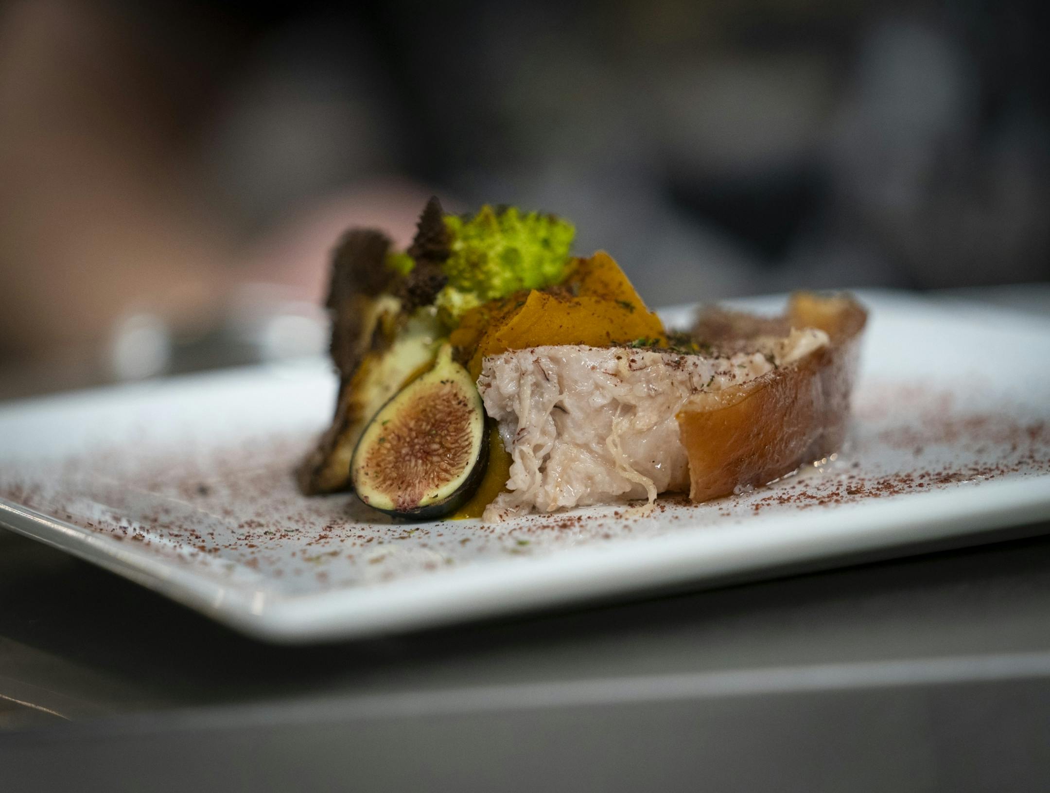A six course meal made from a pig that was fed olive oil and walnuts was on the menu at the Handsome Hog in St. Paul, Minn., on Thursday, January 17, 2019.