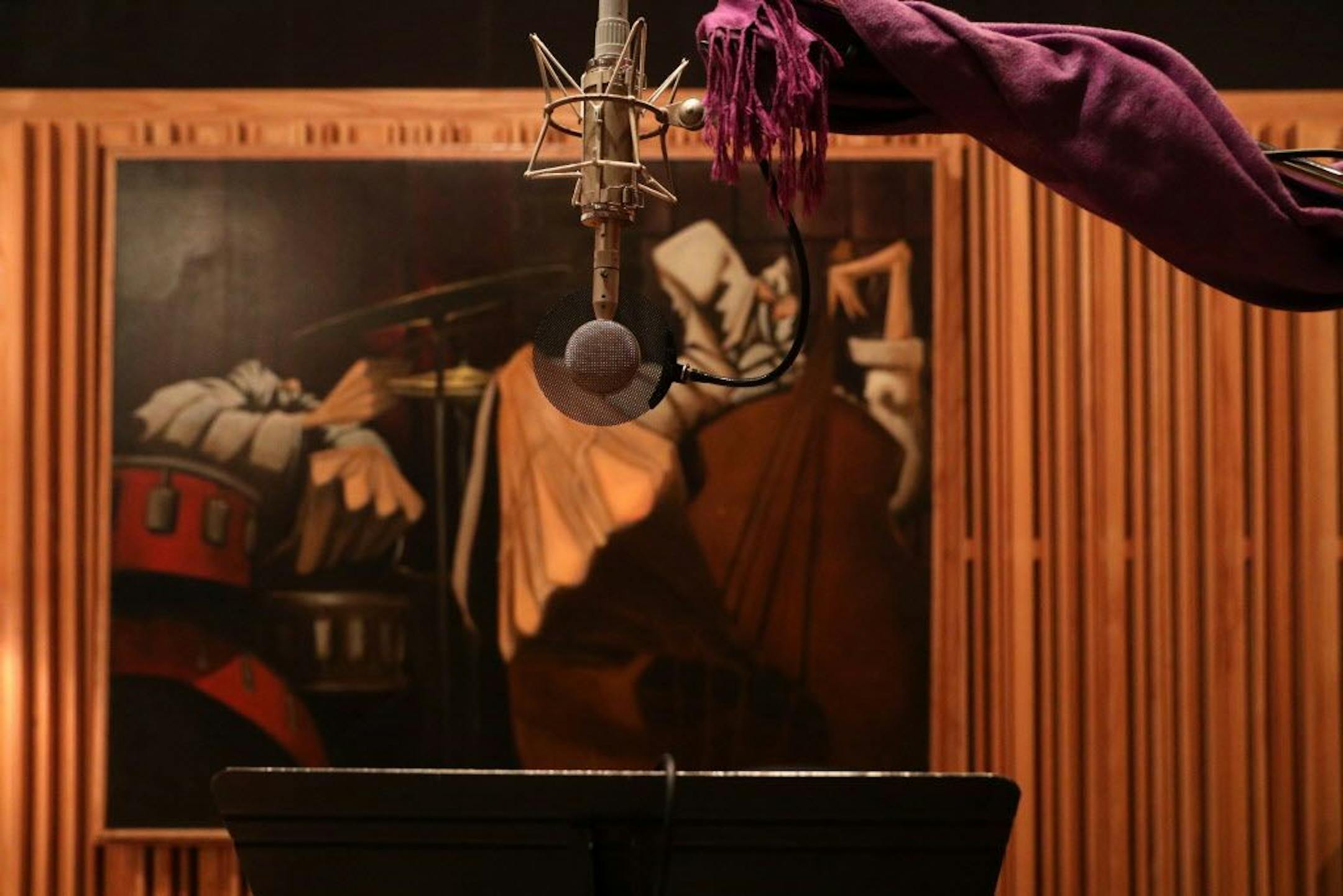 Pictured is a portion of Studio A in the former Flyte Tyme Studios.