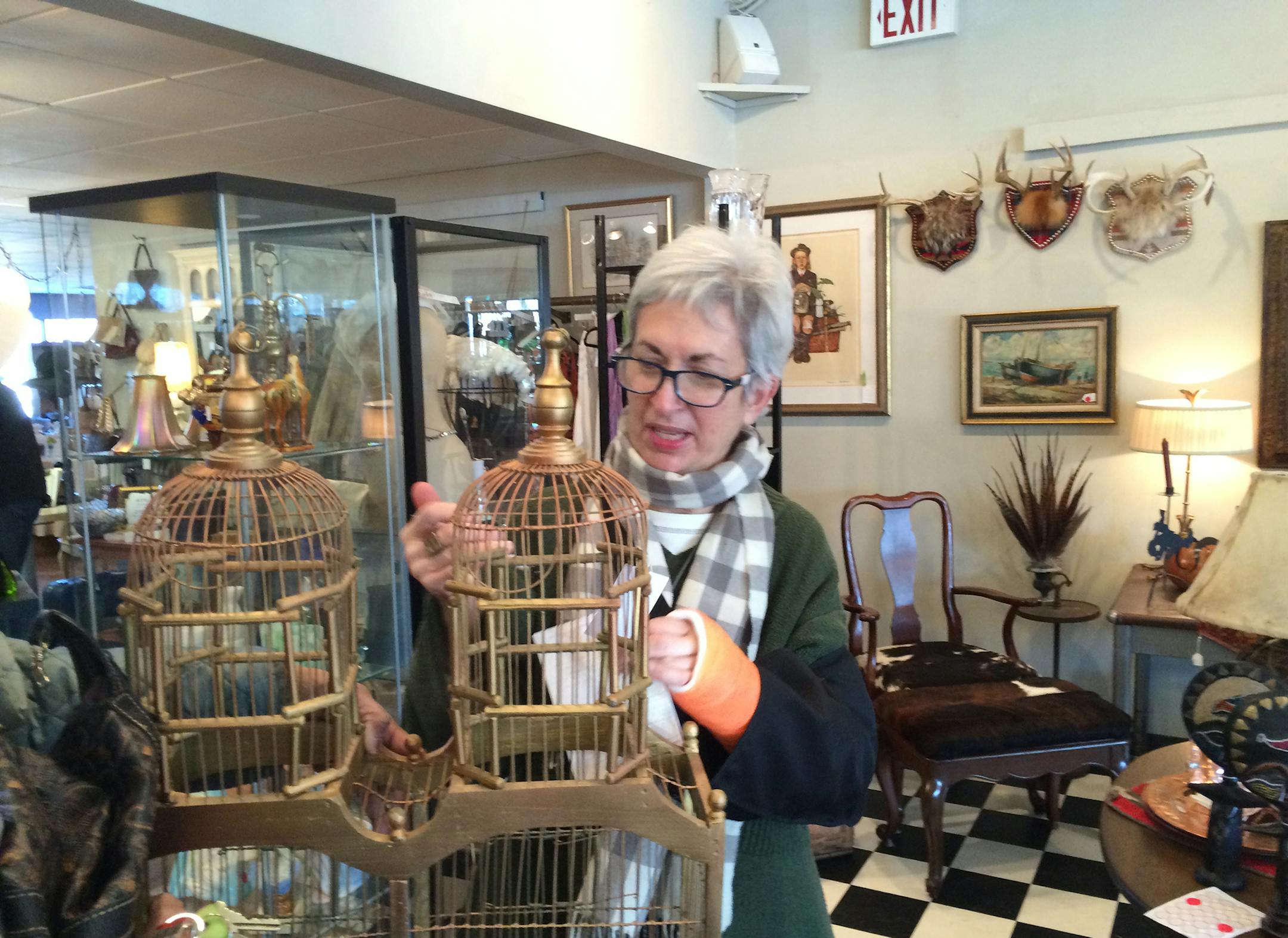 Sheila Leiter, an owner of Guild Collective, spent last week preparing for a going-out-of-business sale that will last through the end of January.