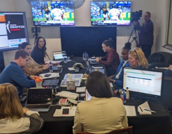 Behind the scenes with the Lynx during the 2023 WNBA draft