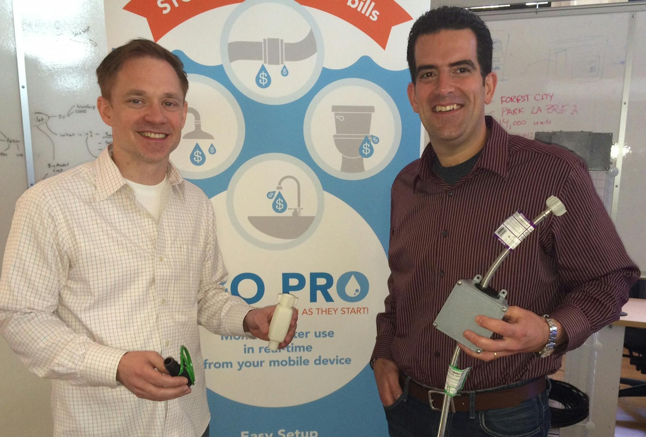 Colin Hirdman (left) and Josh Becerra of Watermetersolutions.com.