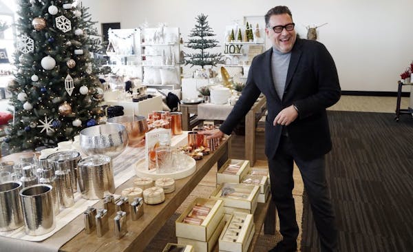 Mark Tritton, Target's chief merchandising officer, gave a preview of its holiday merchandise Wednesday in Minneapolis.