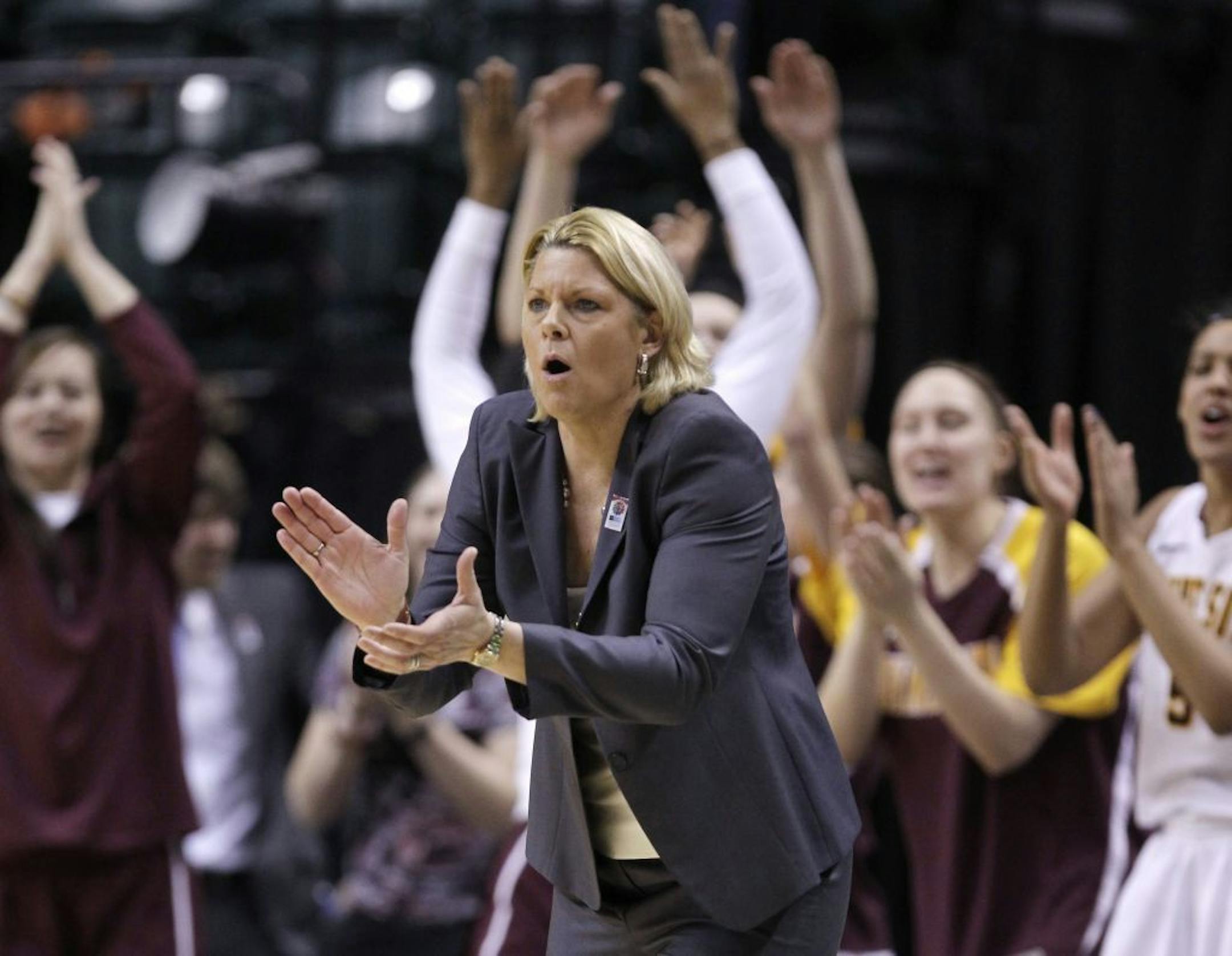 Minnesota head coach Pam Borton.