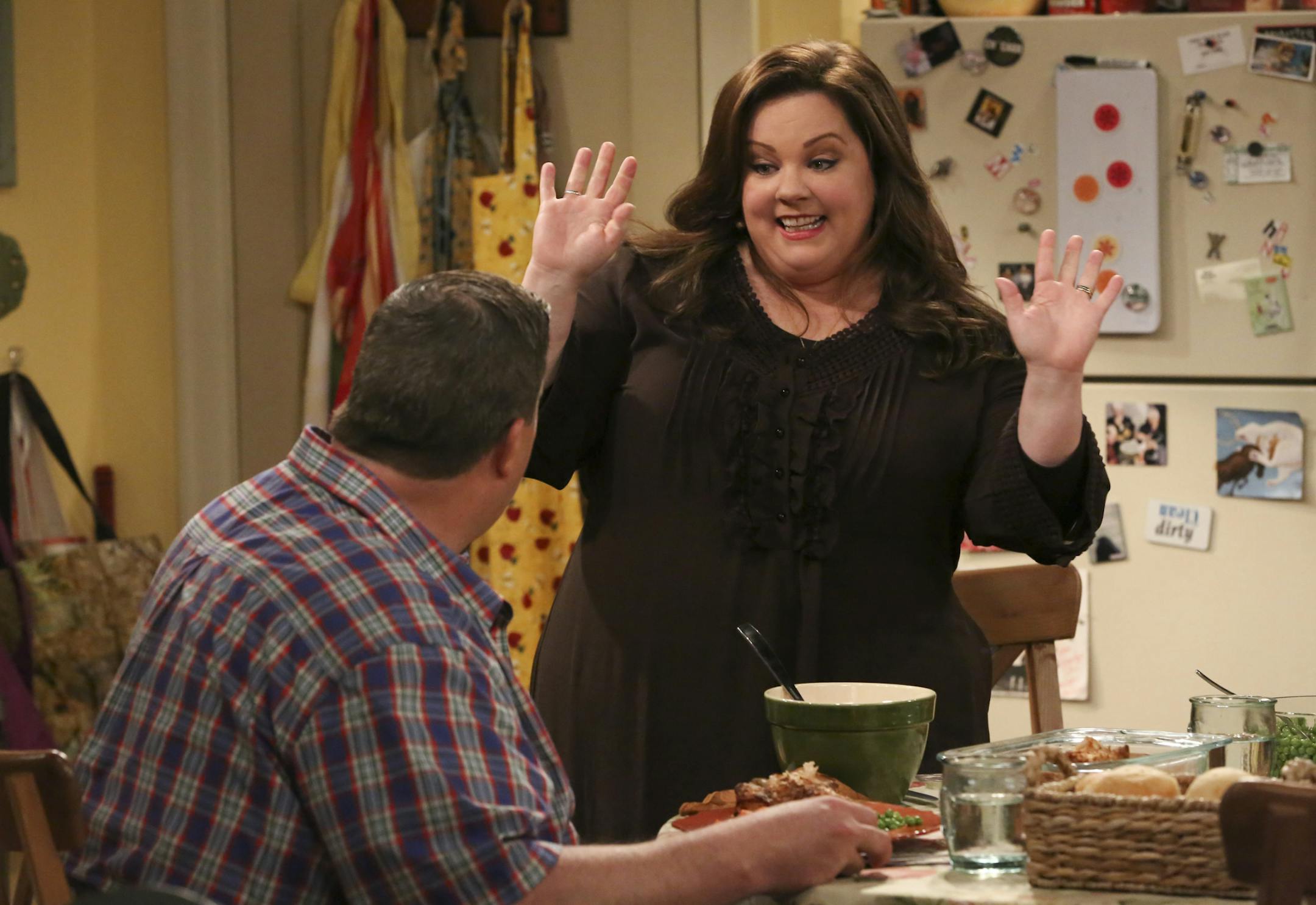 Melissa McCarthy, right.