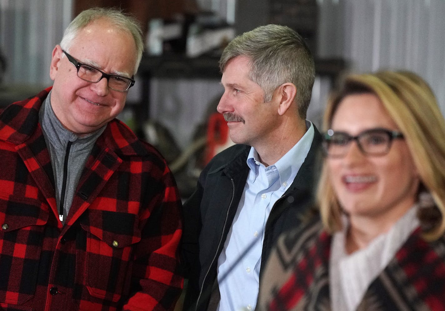 State Sen. Tony Lourey stood alongside Gov.-elect Tim Walz as Lt. Gov.-elect Peggy Flanagan spoke about the importance of the Department of Human Services for which Lourey was announced the commissioner. ] ANTHONY SOUFFLE &#x2022; anthony.souffle@startribune.com Gov.-elect Tim Walz and Lt. Gov.-elect Peggy Flanagan held a press conference to announce commissioners for the Department of Agriculture, Department of Natural Resources, Minnesota Pollution Control Agency, Department of Health, Departm