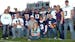 Tom and Karen Aho, with their 15 children; 12 became football players for Dassel-Cokato.