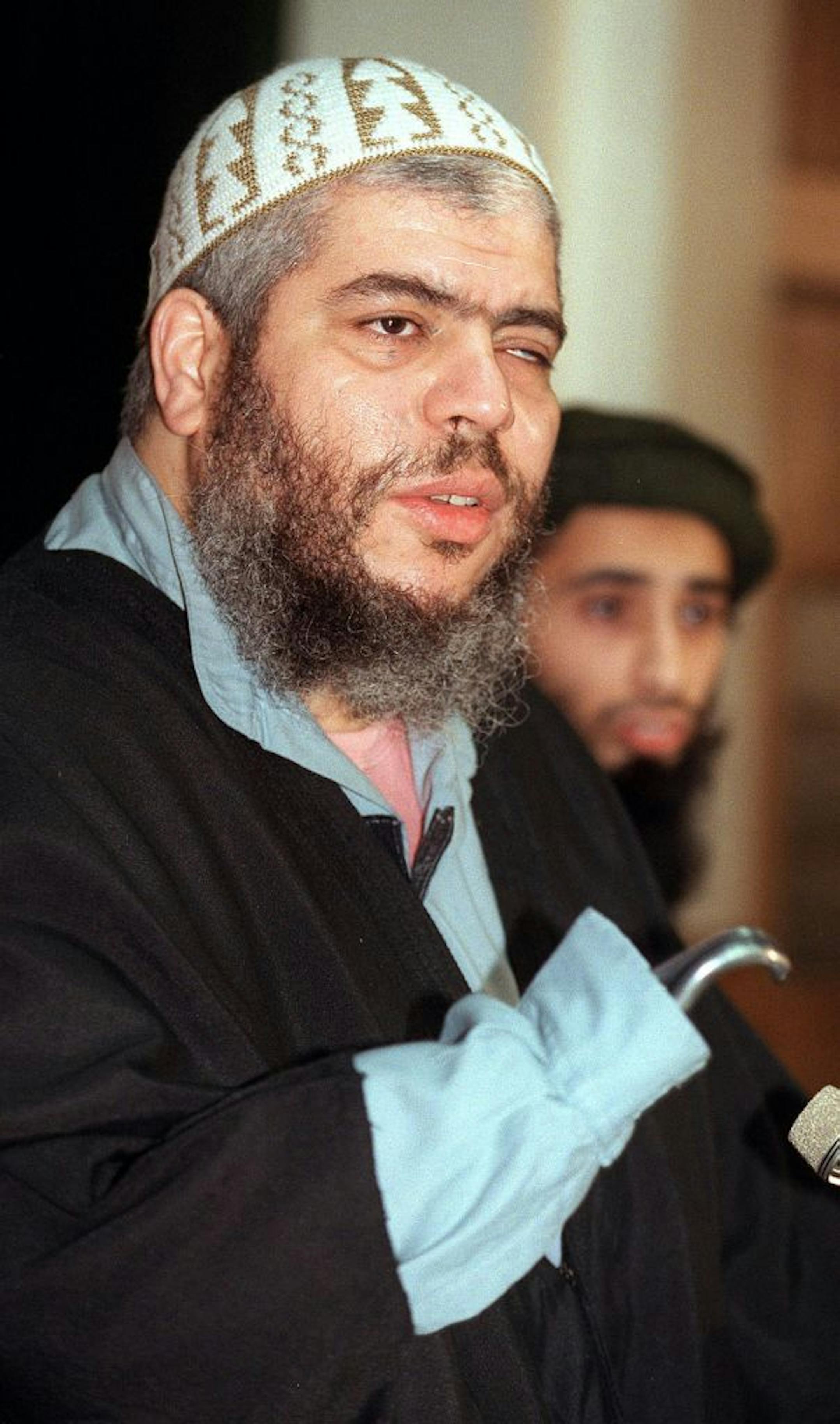 Cleric Abu Hamza al-Masri turned London's Finsbury Park mosque into a training ground for extremist Islamists.