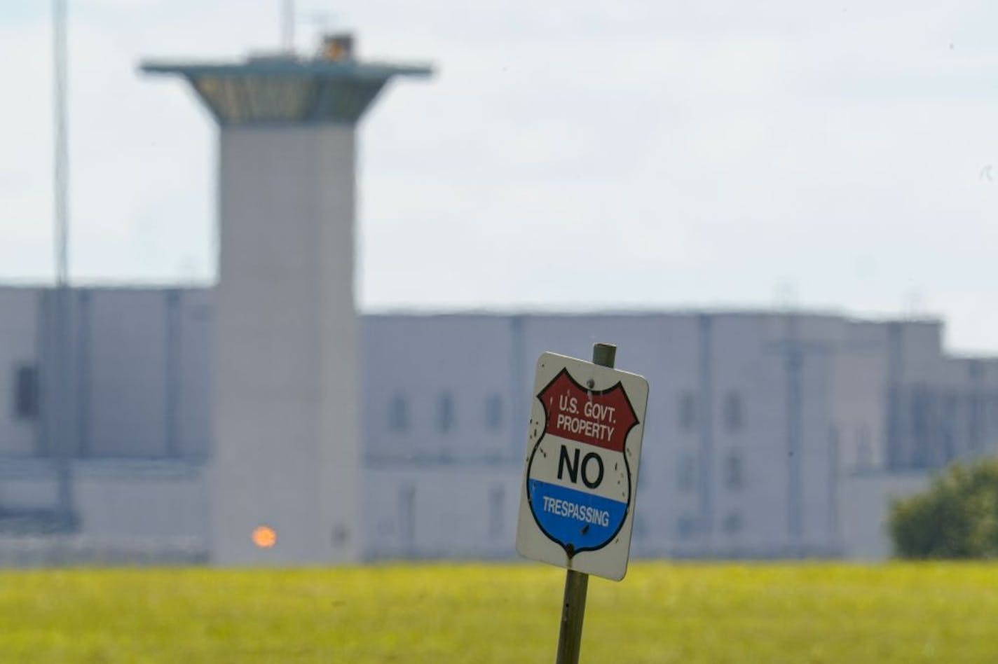 FILE - In this Aug. 26, 2020, file photo, the federal prison complex in Terre Haute, Ind. The federal Bureau of Prisons will begin allowing inmates to have visitors again in October, months after visits were suspended at the 122 federal prisons across the U.S. The visitation plan is detailed in an internal memo issued Monday, Aug. 31, and obtained by The Associated Press.