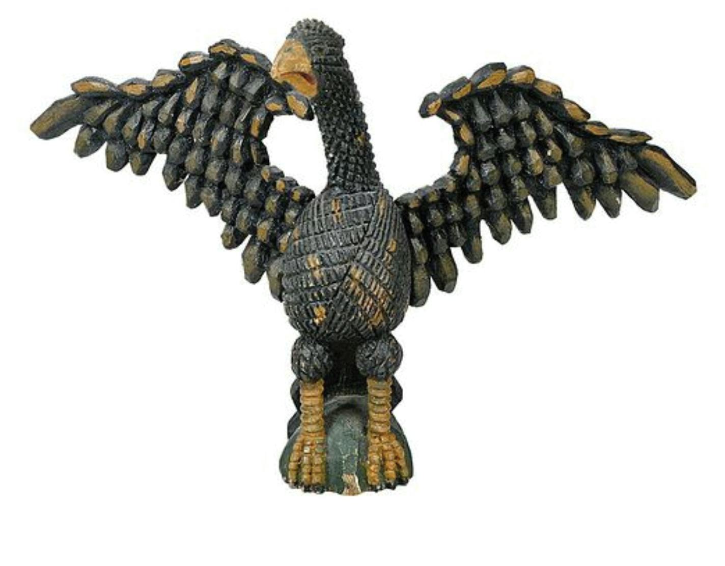 Folk art is an important part of American history. American symbols, especially eagles, are favorite subjects, like this wooden sculpture attributed to artist Wilhelm Schimmel. Cowles Syndicate