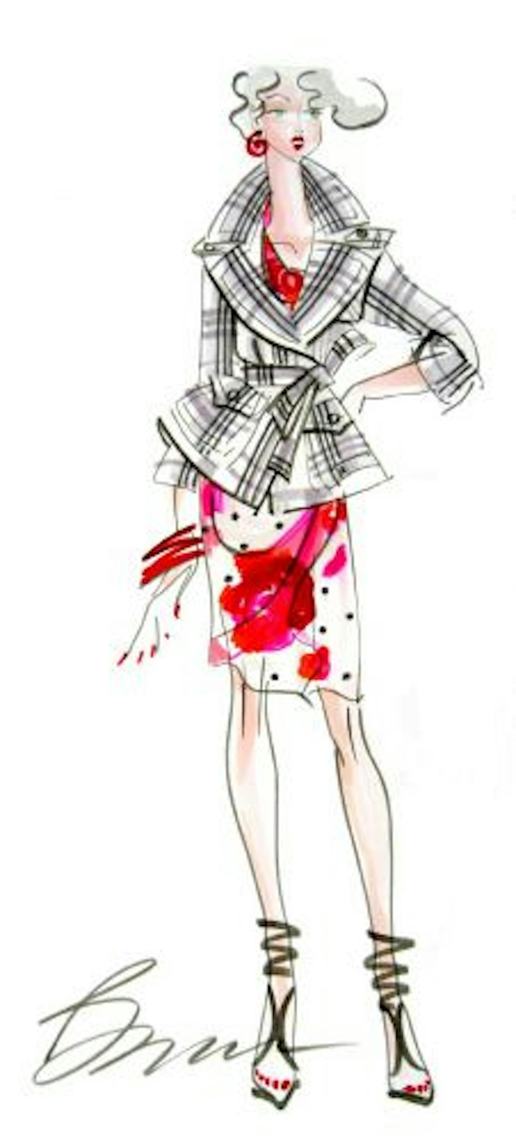 A preview sketch by designer Yoana Baraschi.
