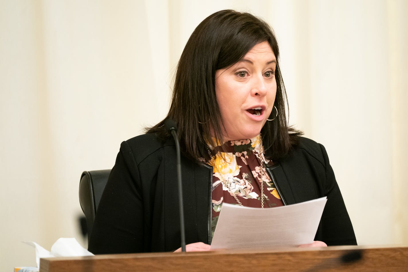 Jenny Heger Teeson spoke about having her then husband drug her, rape her and record the whole thing. She testified for a bill that would remove the marital rape exception in current state law.