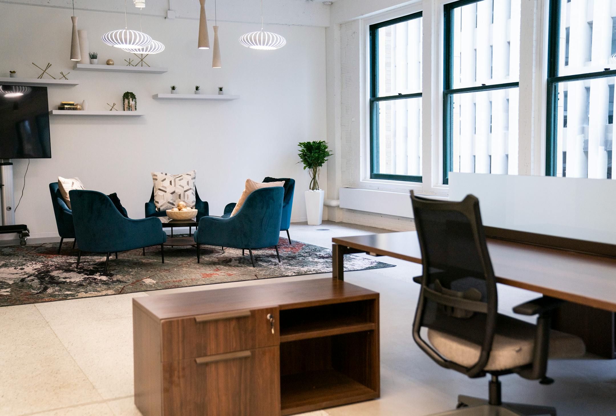 A spec office suite in the Dayton's Project on Nicollet Mall.
Continued construction on the Dayton's Project in downtown Minneapolis.