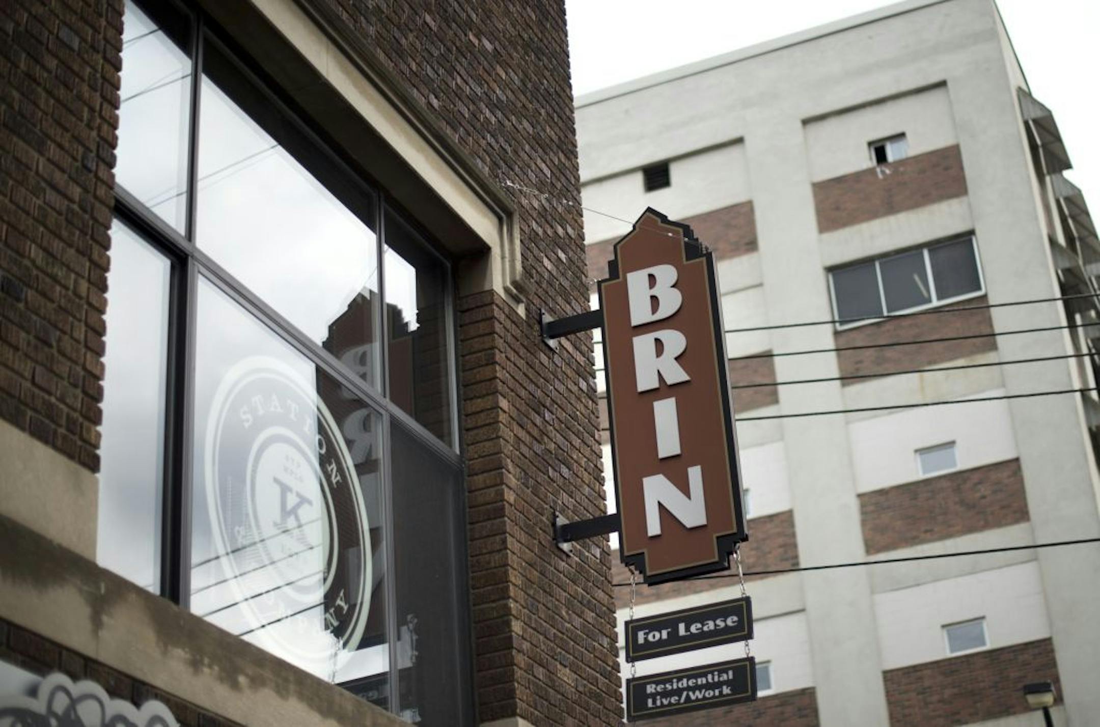 The Brin building's exterior at 600 Washington Av. N.